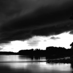 Thunderstorm at Sunset:  Missouri River