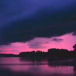 Thunderstorm at Sunset Missouri River